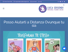 Tablet Screenshot of lucagrisendipersonaltrainer.com